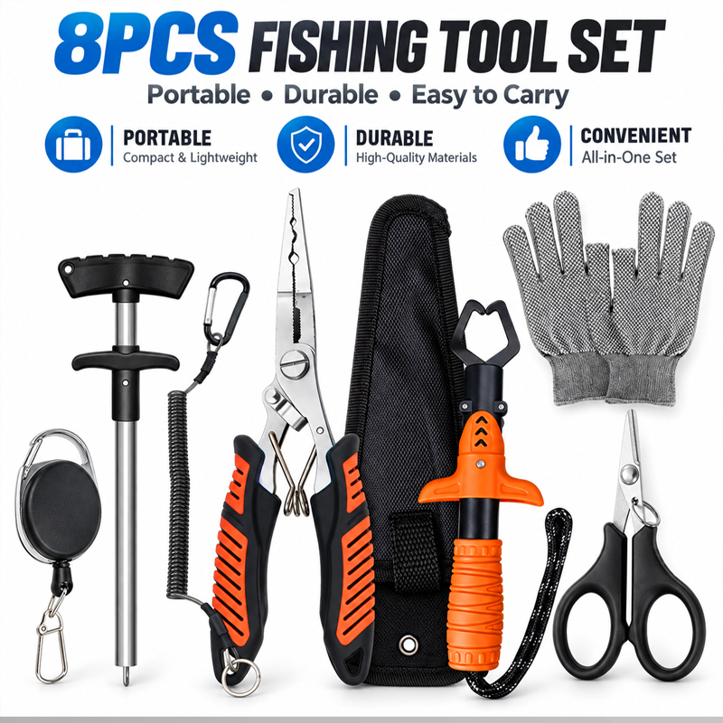 مجموعة كماشة صيد متعددة الاستخ - مراجعة Fishing Equipment Carp وسعره