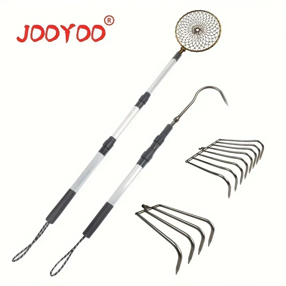 1 قطعة JOOYOO تلسكوبي الألومني - مراجعة Ice Fishing Tip Up وسعره