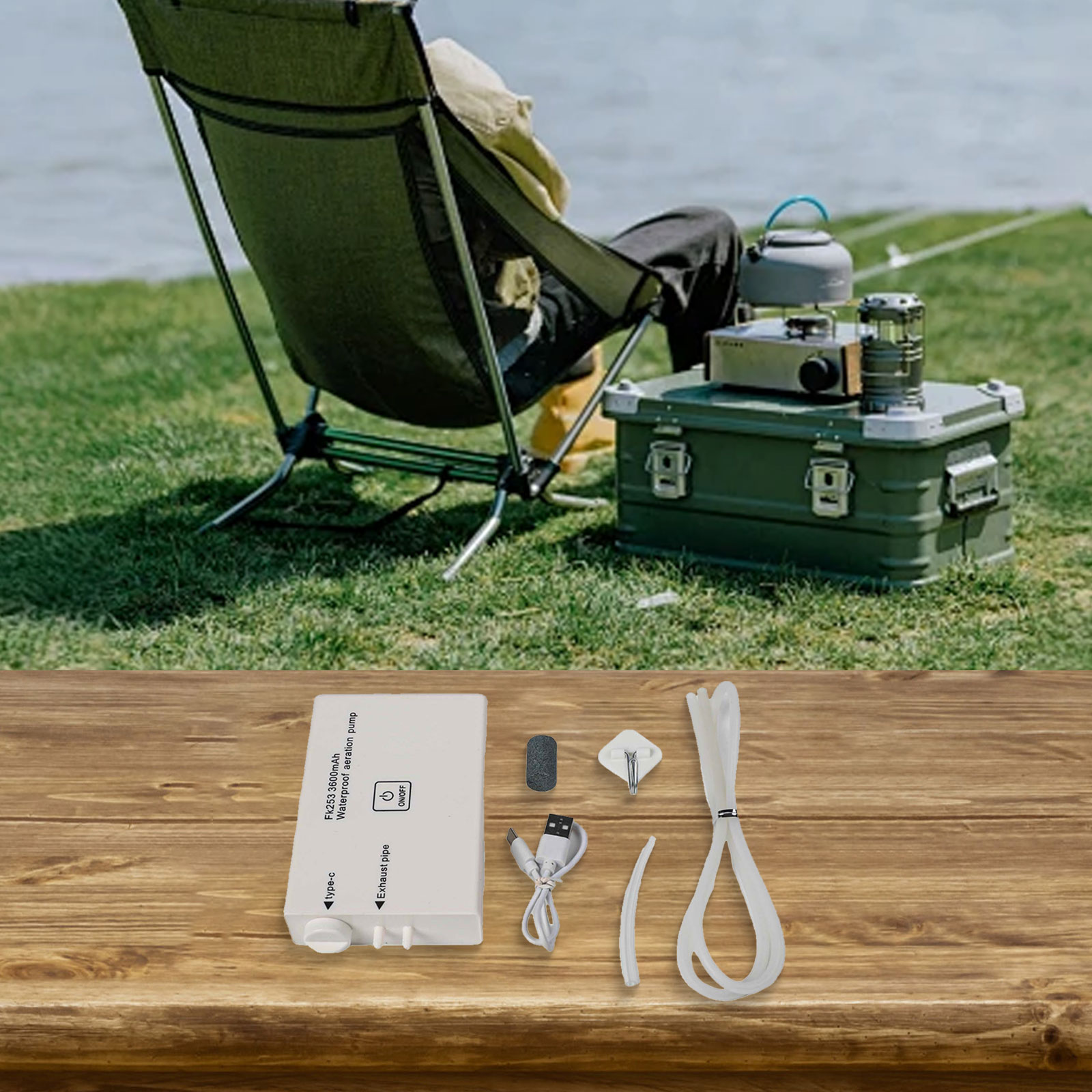 14*6*2.2 سنتيمتر مضخة الأكسجين - مراجعة Fishing Equipment Brands وسعره