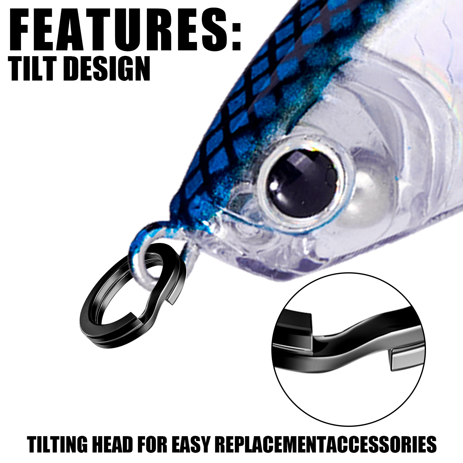 100 قطعة حلقات الصيد سبليت الف - مراجعة Fishing Equipment Cheap وسعره